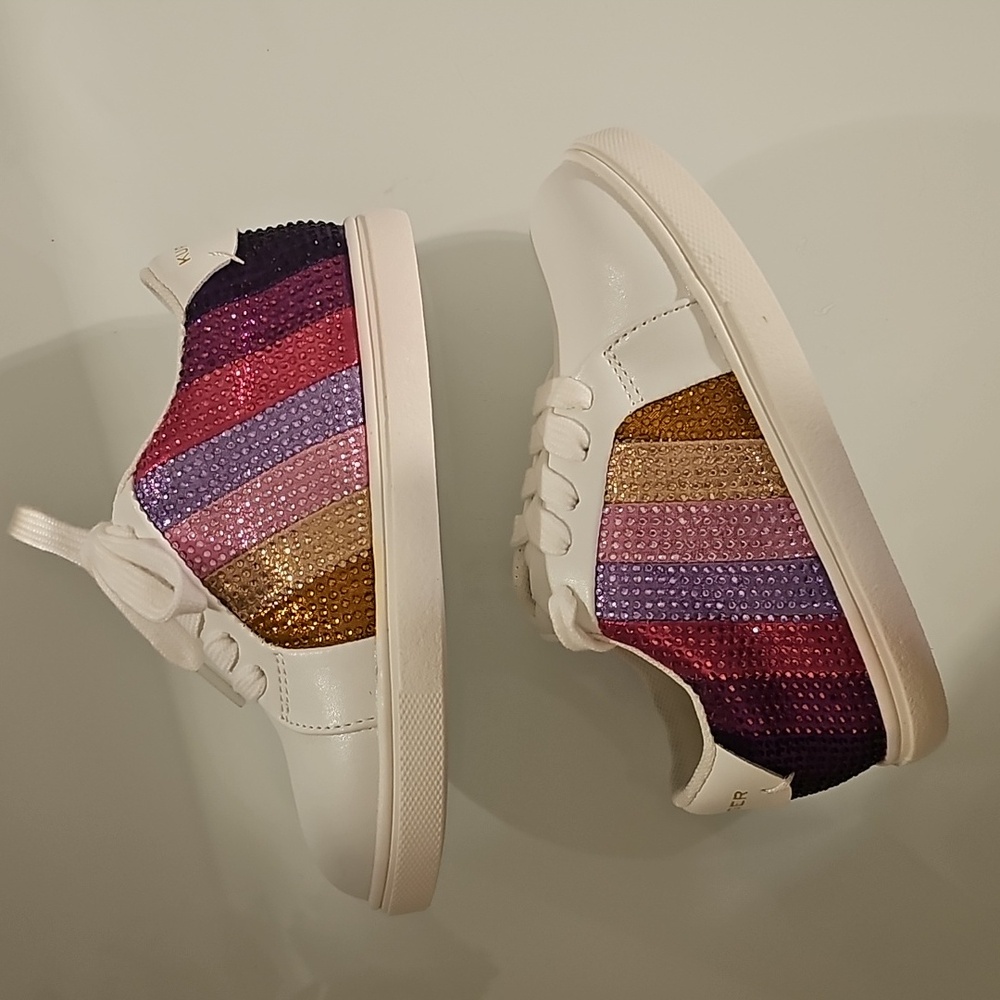 Kurt Geiger London Crystal Embellished Sneakers Girls size 9